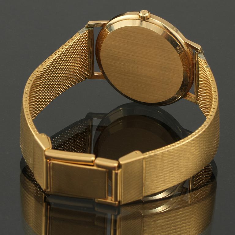 ARMBANDSUR, 18 k guld med förgyllt armband, Certina, 1900-talets senare del.
