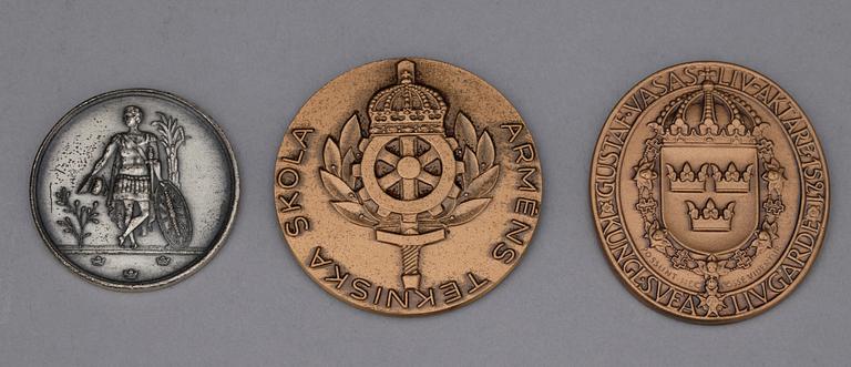 PARTI MEDALJER, 35 st, Förenade Nationerna/Sverige/Finland, 1900-tal.