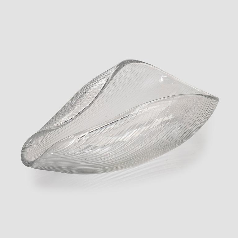 Tapio Wirkkala, taidelasi, malli 3342, signeerattu Tapio Wirkkala Iittala.