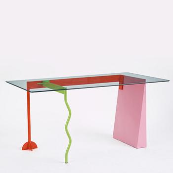 Peter Shire, a "Peninsula" table, Memphis, Italy, post 1982.