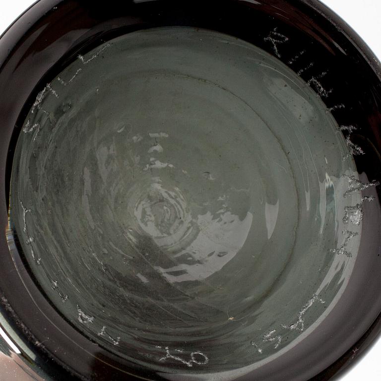 FLASKA, glas, signerad Nanny Still, Riihimäen Lasi Oy.