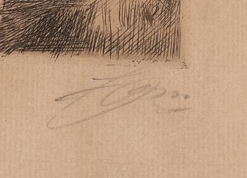 Anders Zorn, "Ett brev".