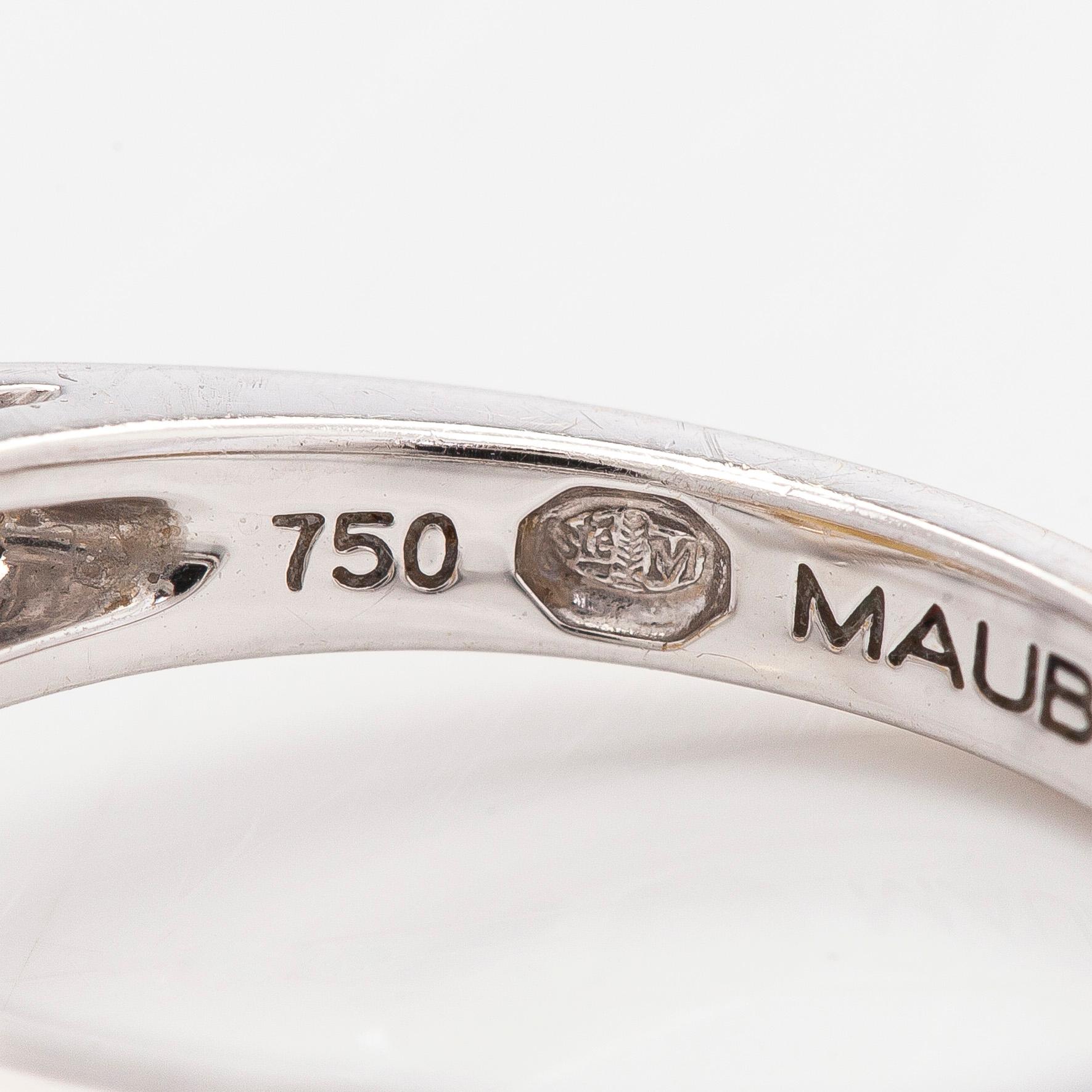 Ring, 18K vitguld med citrin och diamanter. Mauboussin, Paris.