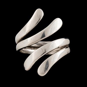 GEORG JENSEN, ring, sterlingsilver, efter 1945.