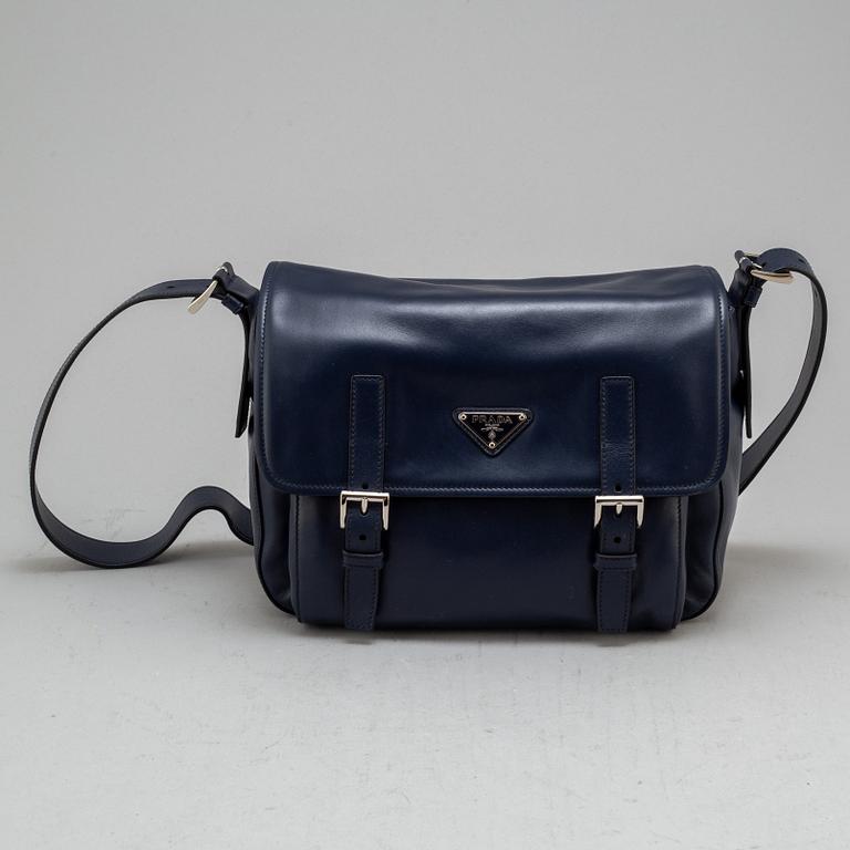 PRADA "Pattina Messenger bag Tessuto/Vela Baltico".