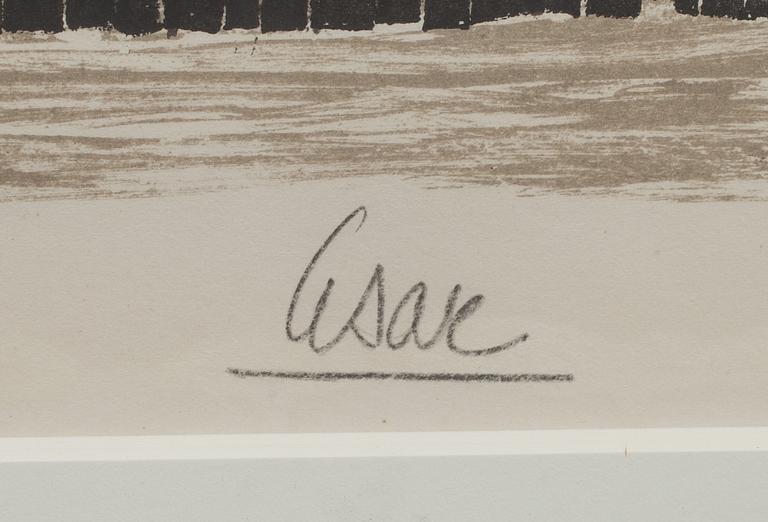 CÉSAR BALDACCINI, färglitografi, signerad och numrerad 33/75.