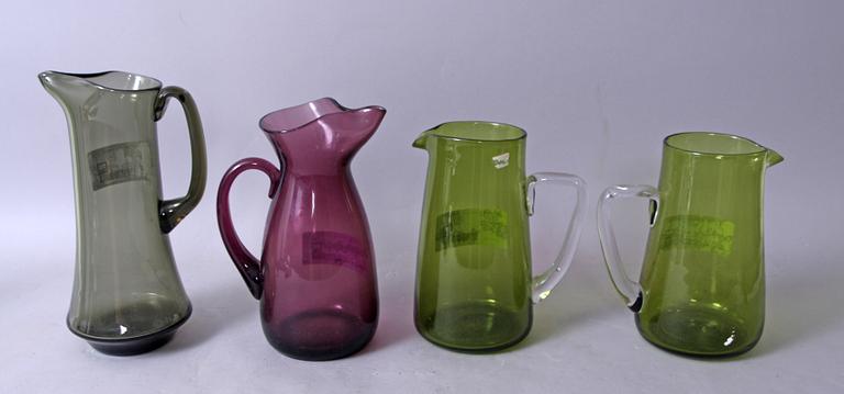 TILLBRINGARE, 4 st, glas. 1900-tal.