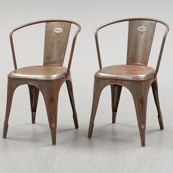 6 contemporary chairs.