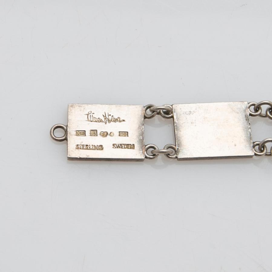 Wiwen Nilsson, armband, sterlingsilver, Lund, 1965.