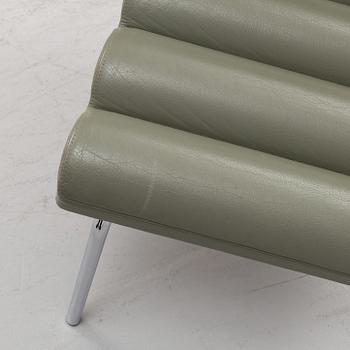 Gunilla Allard, a set of three 'Chicago' leather upholstered easy chairs, Lammhults, dated 2001.