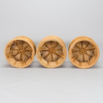 Eero Aarnio, Three stools "Story Stool" made by Sokeva.