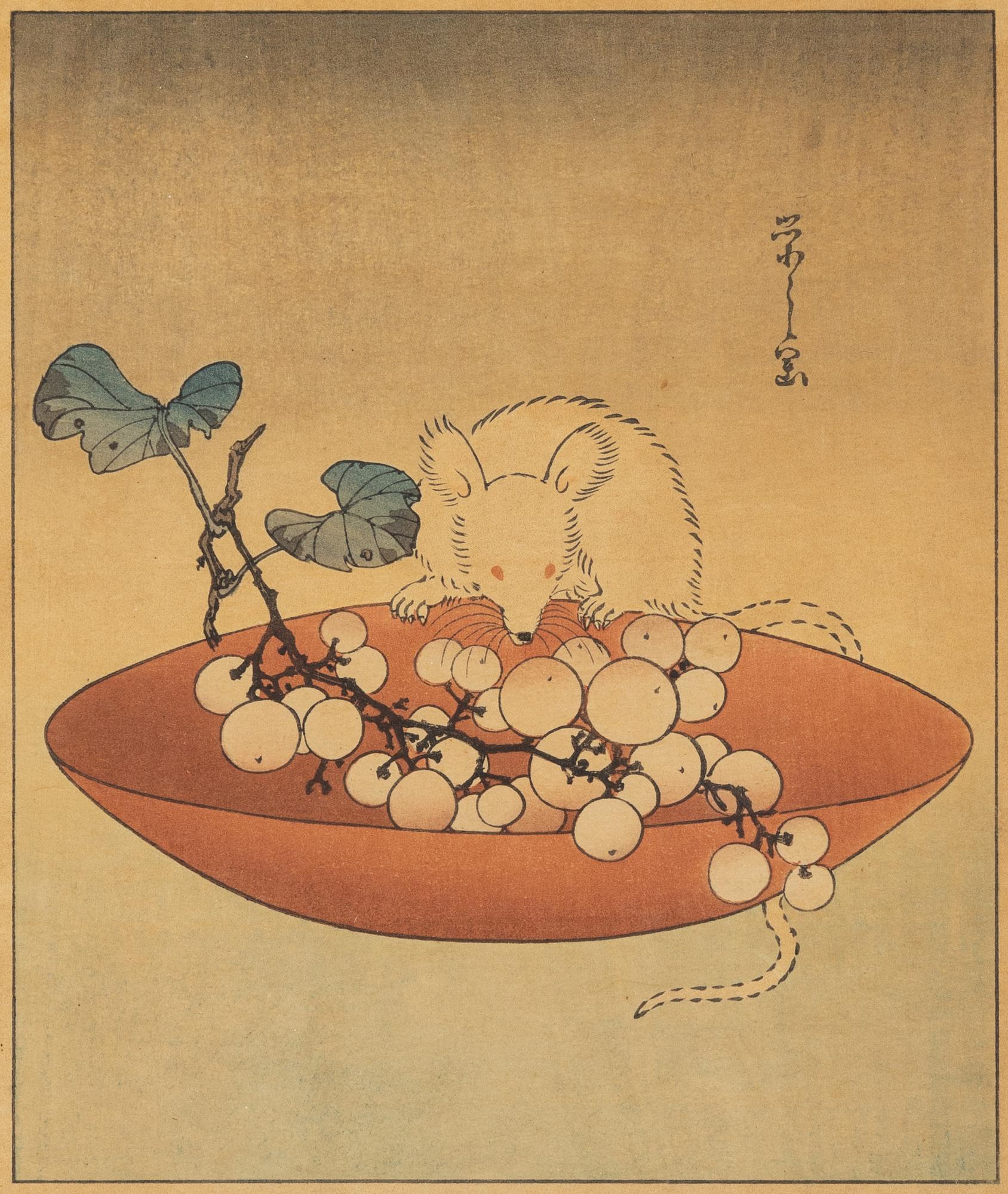 Hosada Eishi, after, a colour woodblock print, Japan, presumably 1930's.
