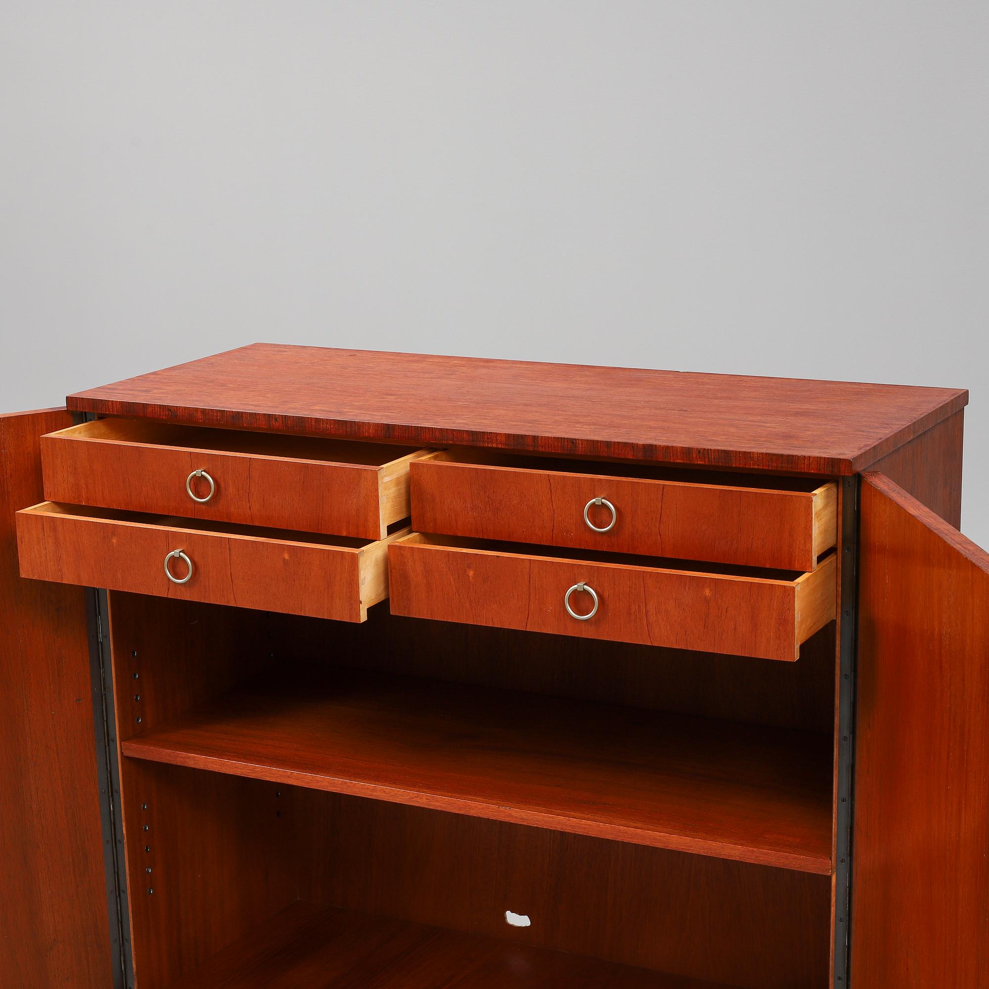 An inlay cabinet, SMF Möbelbolaget, Tranås, 1940's.