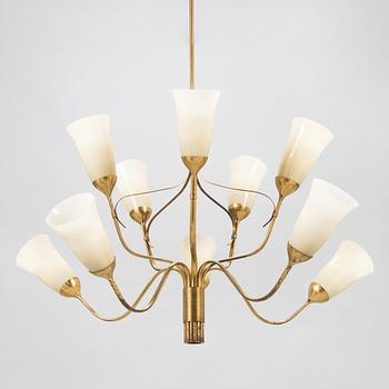 Paavo Tynell, taklampa, modell 9007/10, Taito 1900-talets mitt.