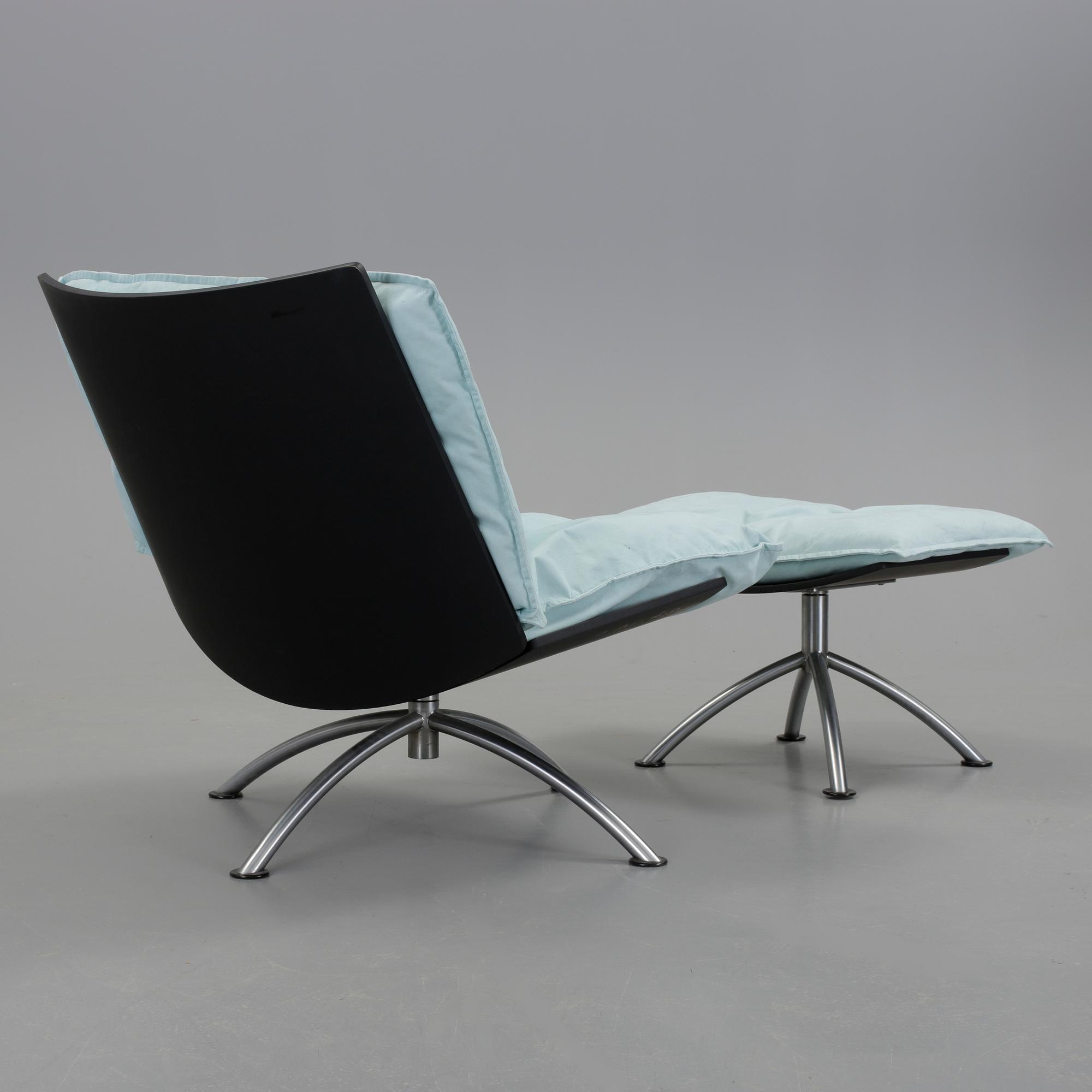 FÅTÖLJ, Tom Stepp, "Prime Time", tillverkad av Kvist Möbler.