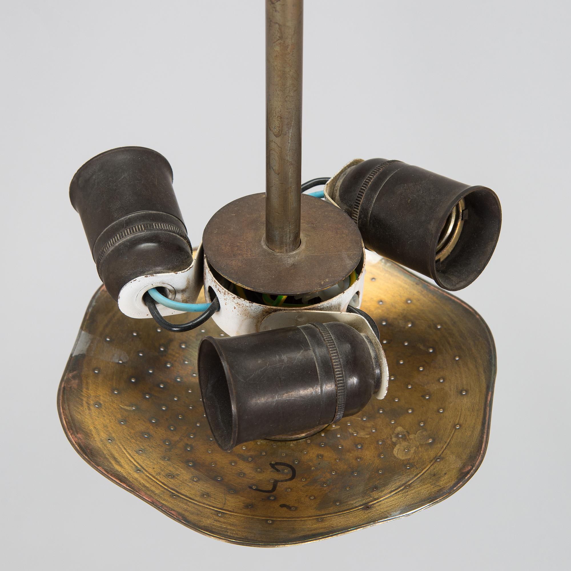 Paavo Tynell, Ceiling lamp for Taito. Made to order 1950.