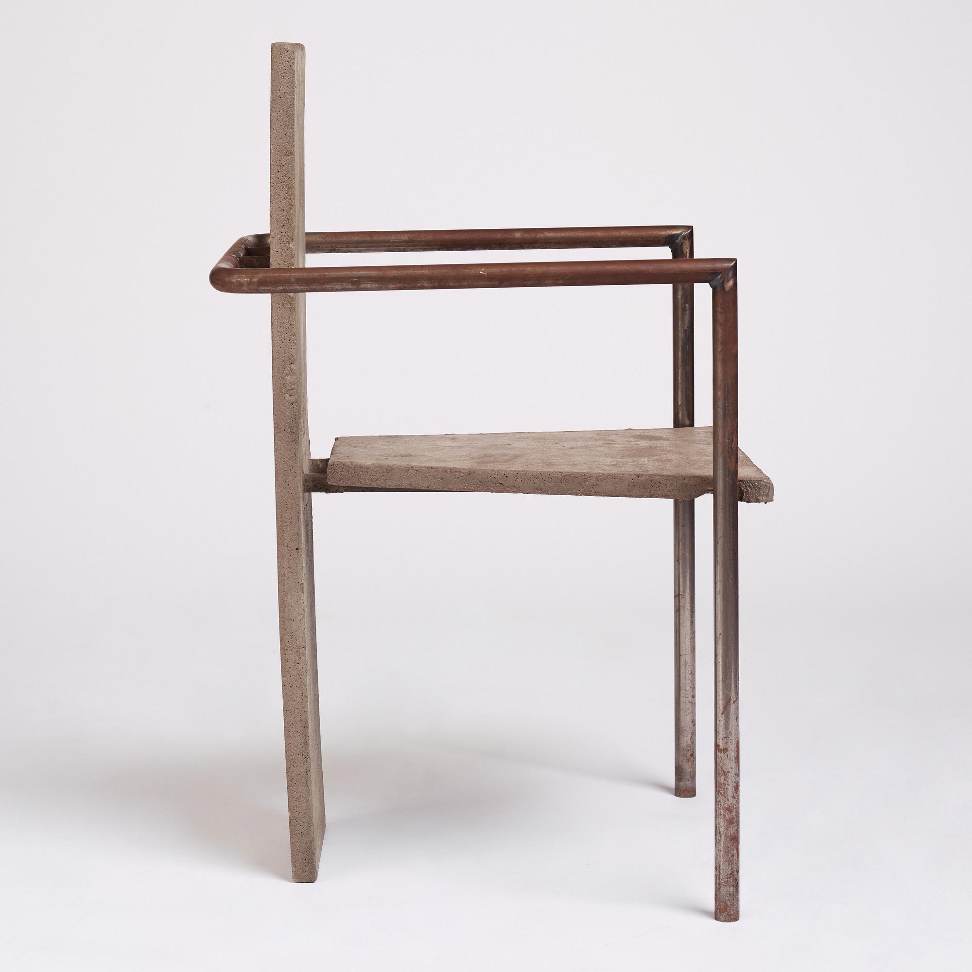 Jonas Bohlin, "Concrete", karmstol, ed. 35/100, Källemo, Värnamo 1981.