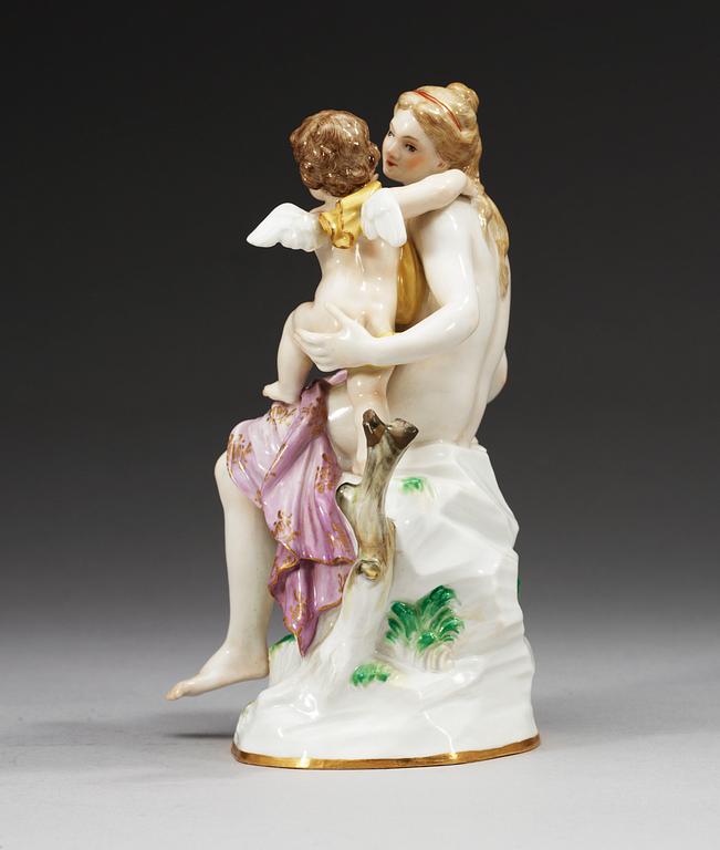 A Meissen figure, end of 19th Century.