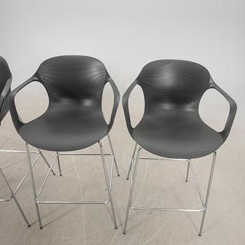 Kasper Salto, barstolar 4 st "KS 69 NAP" för Fritz Hansen 2017.