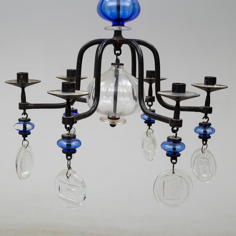 ERIK HÖGLUND, ljuskrona, 1900-talets andra hälft.