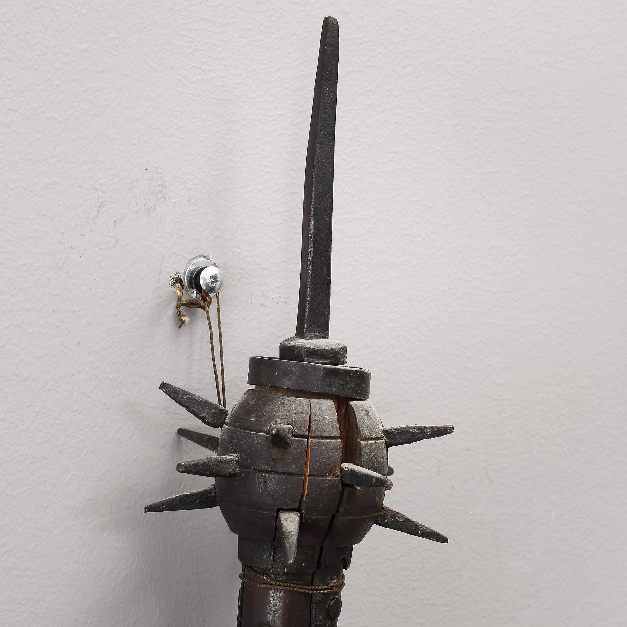 SPIKKLUBBOR, ett par, möjligen 1700-tal.