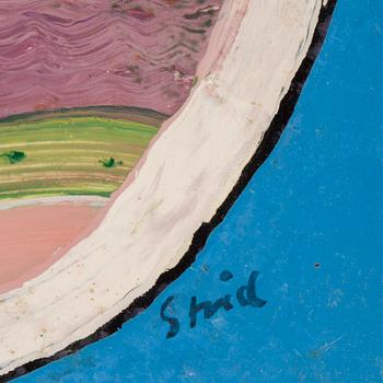 HARDY STRID, 2 st, epoxiemalj, signerade.