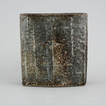 A unique Carl-Harry Stålhane vase in stoneware, Rörstrand, signed and dated -63.