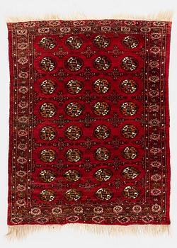 Matto, Tekke, turkmenialainen semiantikki, noin 144 x 114 cm.