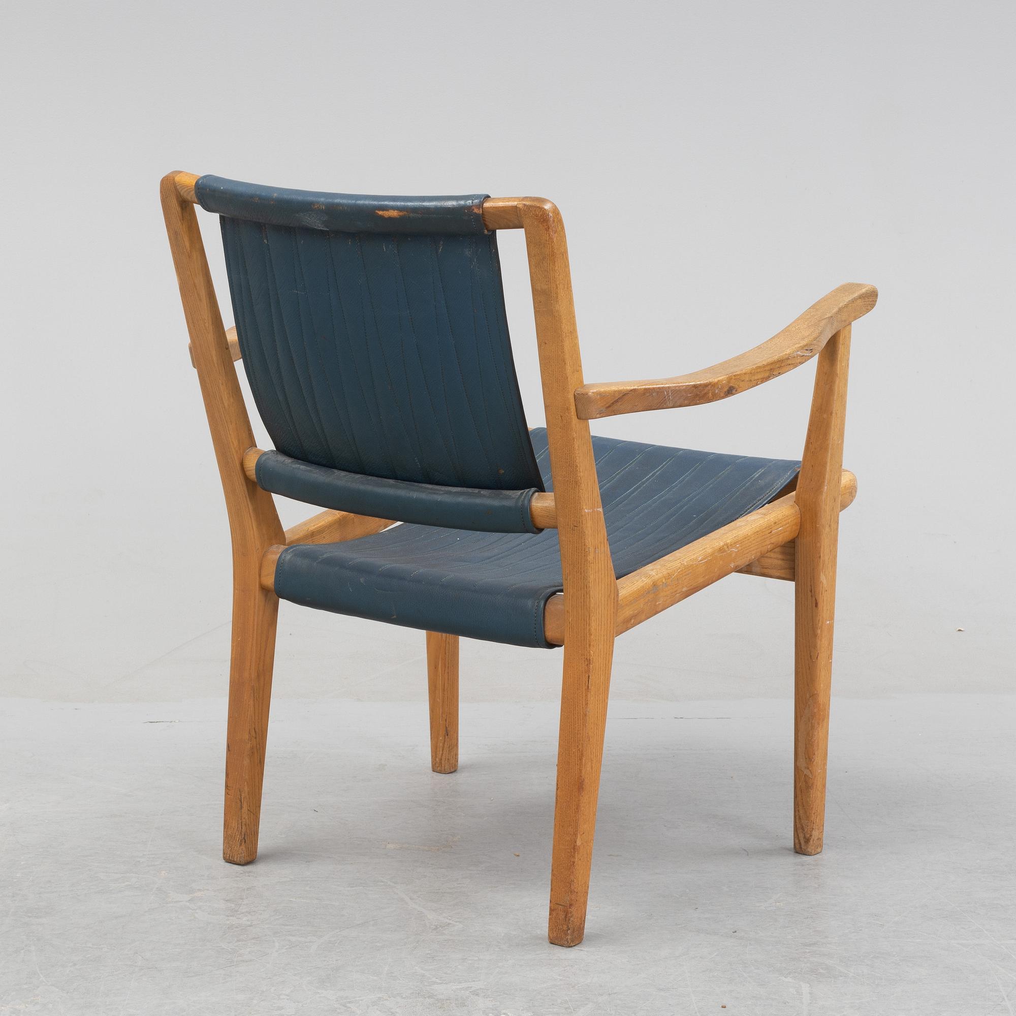 Axel Larsson, karmstol, SMF (Svenska Möbelfabrikerna Bodafors), 1930/1940-tal.