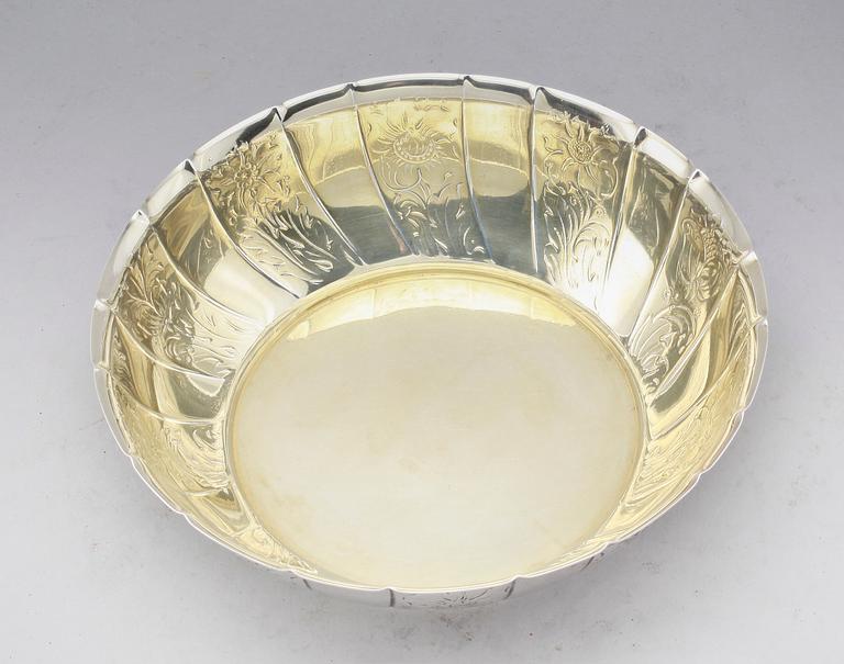 SKÅL, silver, GAB, Stockholm 1949. Vikt ca 279 gram.
