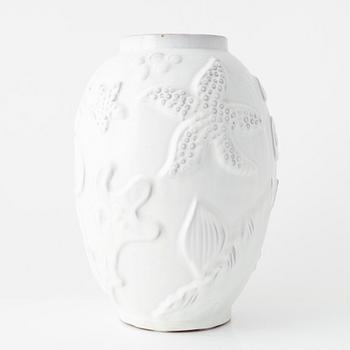 Anna-Lisa Thomson, an earthenware vase, Upsala-Ekeby, mid 20th Century.