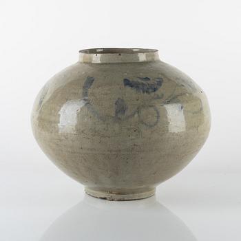 Kruka, keramik. Korea, Joseon (1392-1897).