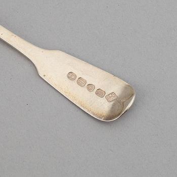 Dessert spoons, 6+5, similar, silver, england, 19th century, including John, Henry & Charles Lias, London, 1825.