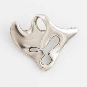 Henning Koppel, Georg Jensen, silver brooch, Denmark 1950's.