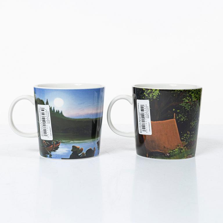 Arabia, 29 Moomin mugs, Finland.