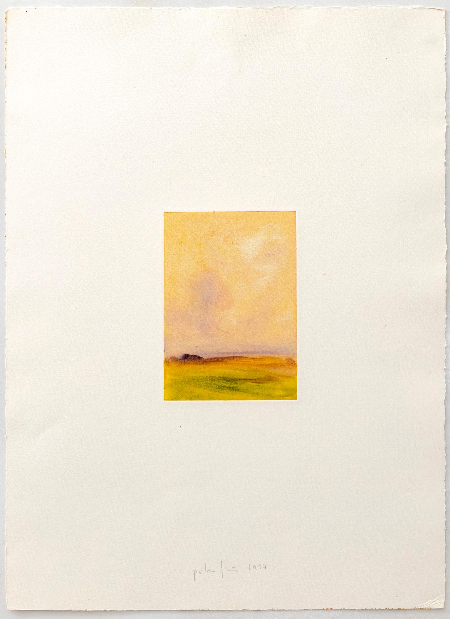 Peter Frie,  etching monotypi signd and dated 1997.