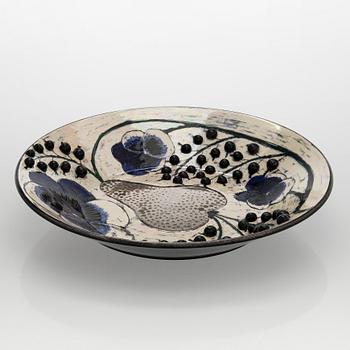 Birger Kaipiainen, dekorationsfat, stengods signerad Kaipiainen.