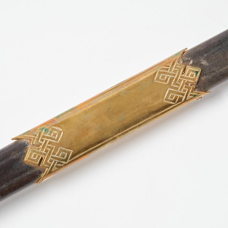 Sabel svensk, m/1915 för sjöofficer, med balja.