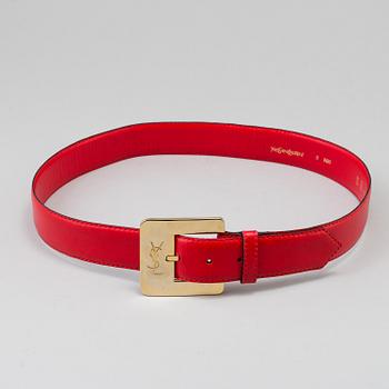 YVES SAINT LAURENT, skärp, storlek 90/36.