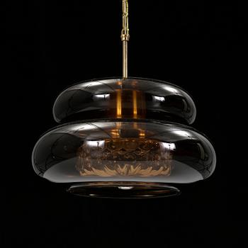 TAKLAMPA, "Bubblan", Carl Fagerlund, Orrefors, 1900-talets andra hälft.