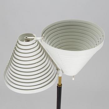 Alvar Aalto, a 1960s 'A810' floor light for Valaistustyö, Finland.