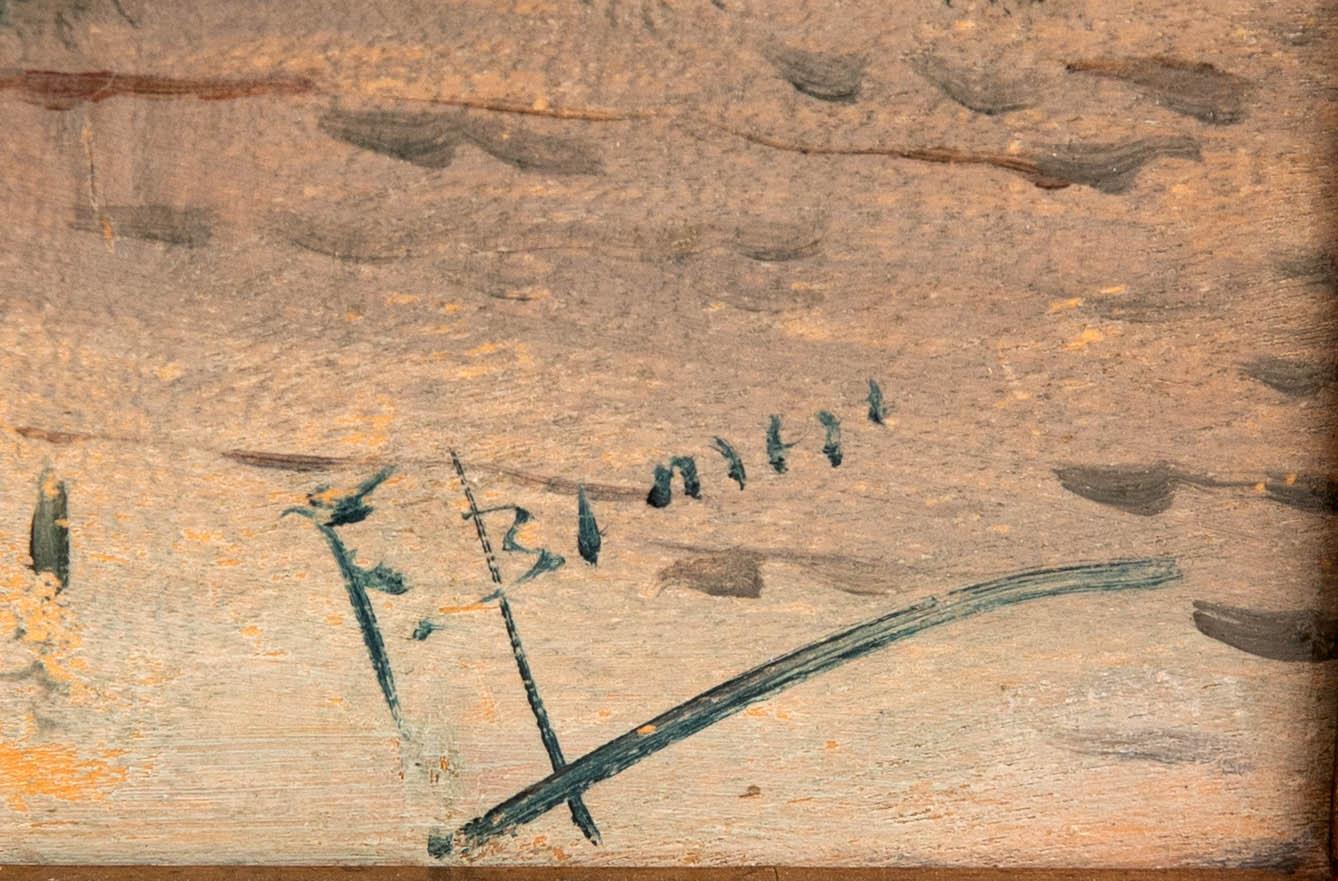 Okänd konstnär 1900-tal, Hamnbild.