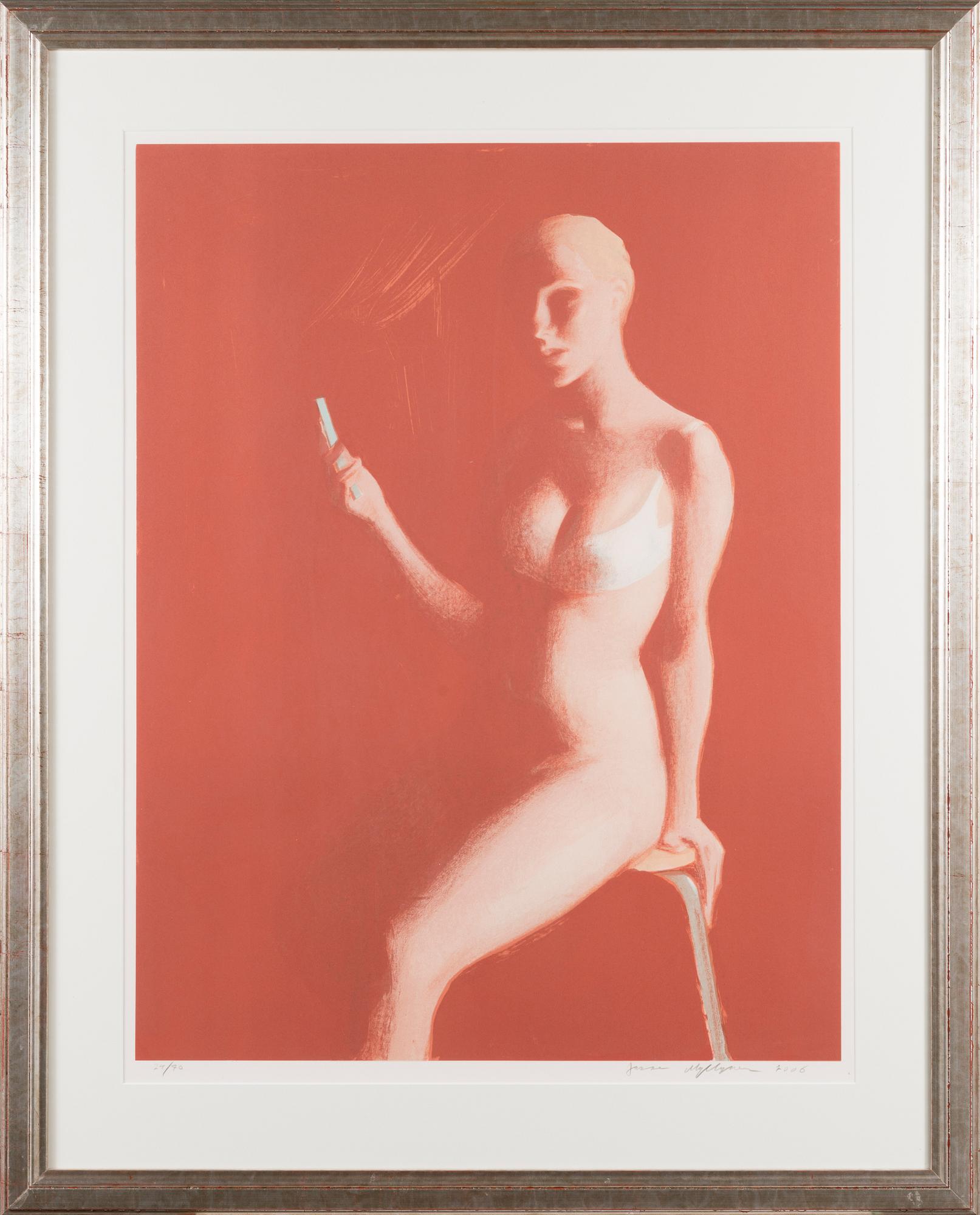 JANNE MYLLYNEN, litografi, signerad, numrerad 24/70.