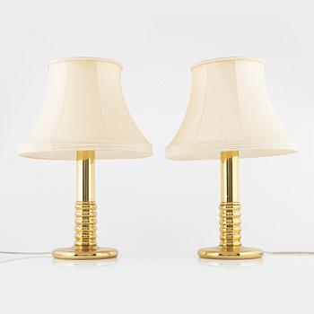 A pair of table lamps, 1980's.