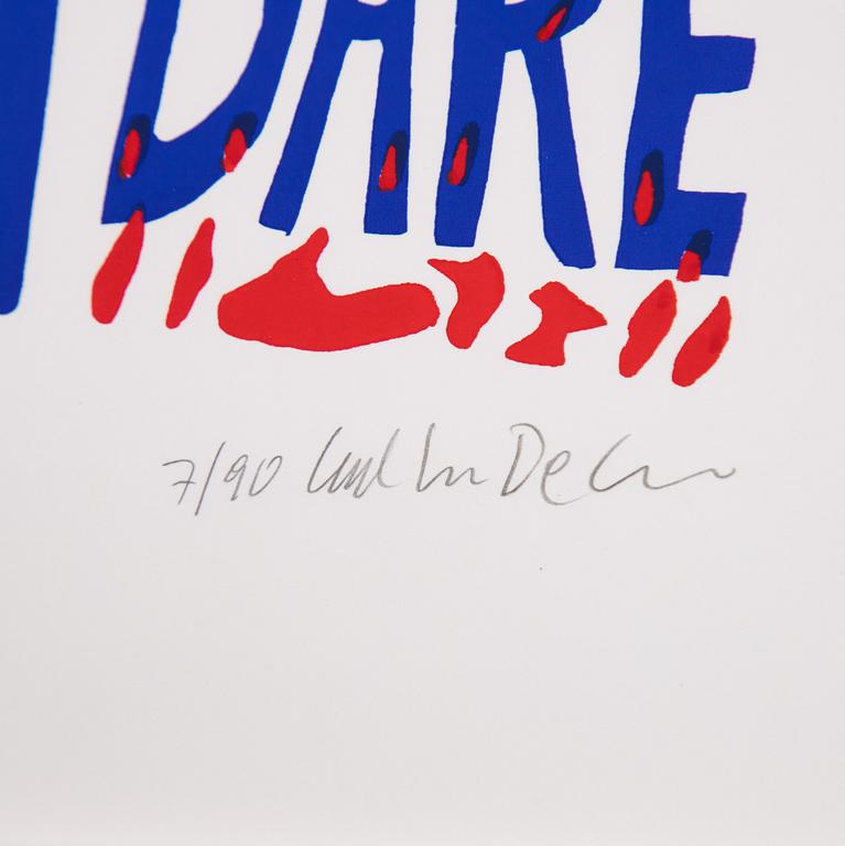 Carl Johan De Geer, "USA mördare".