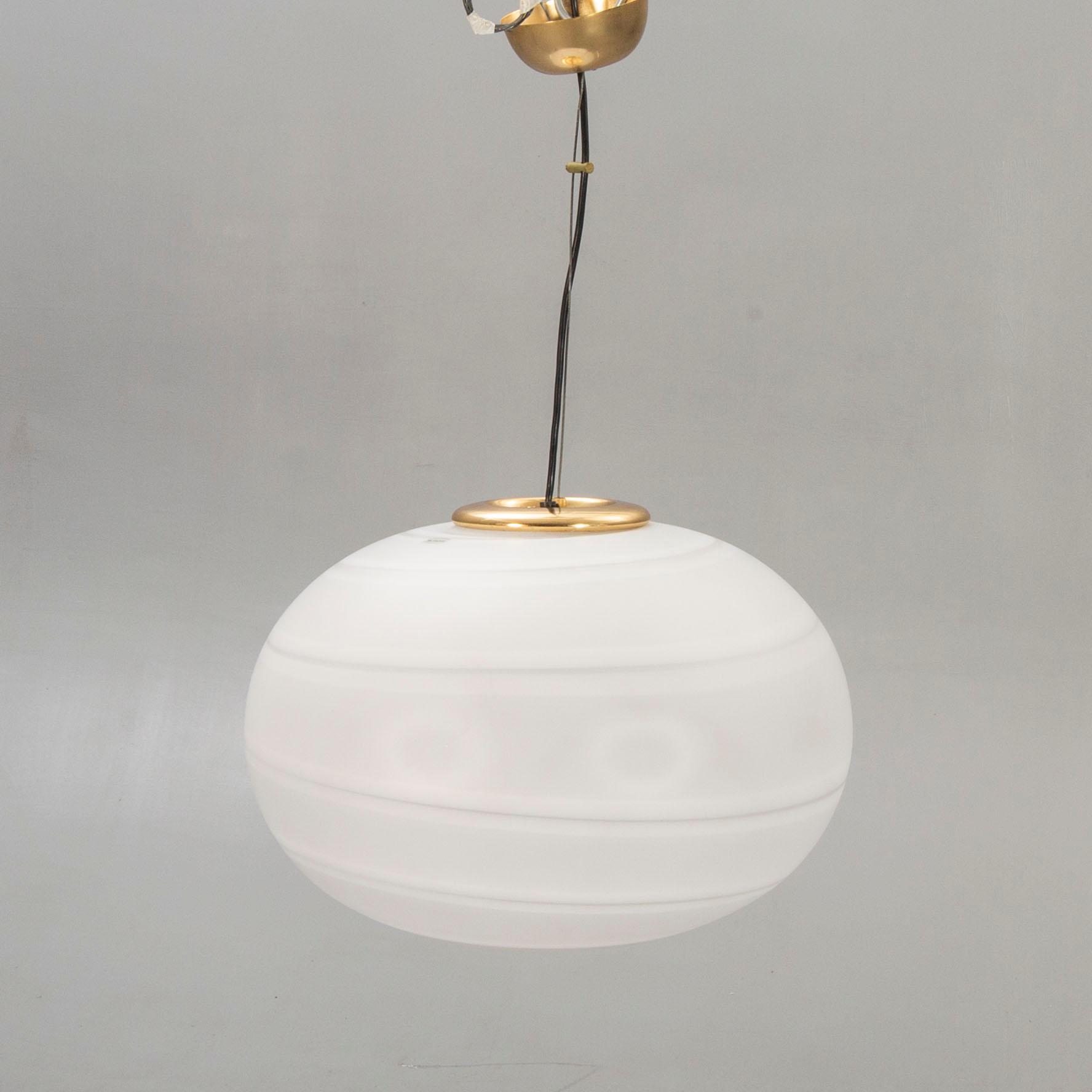 Ceiling lamp, VeArt, Murano, Glass, 1970s / 80s.