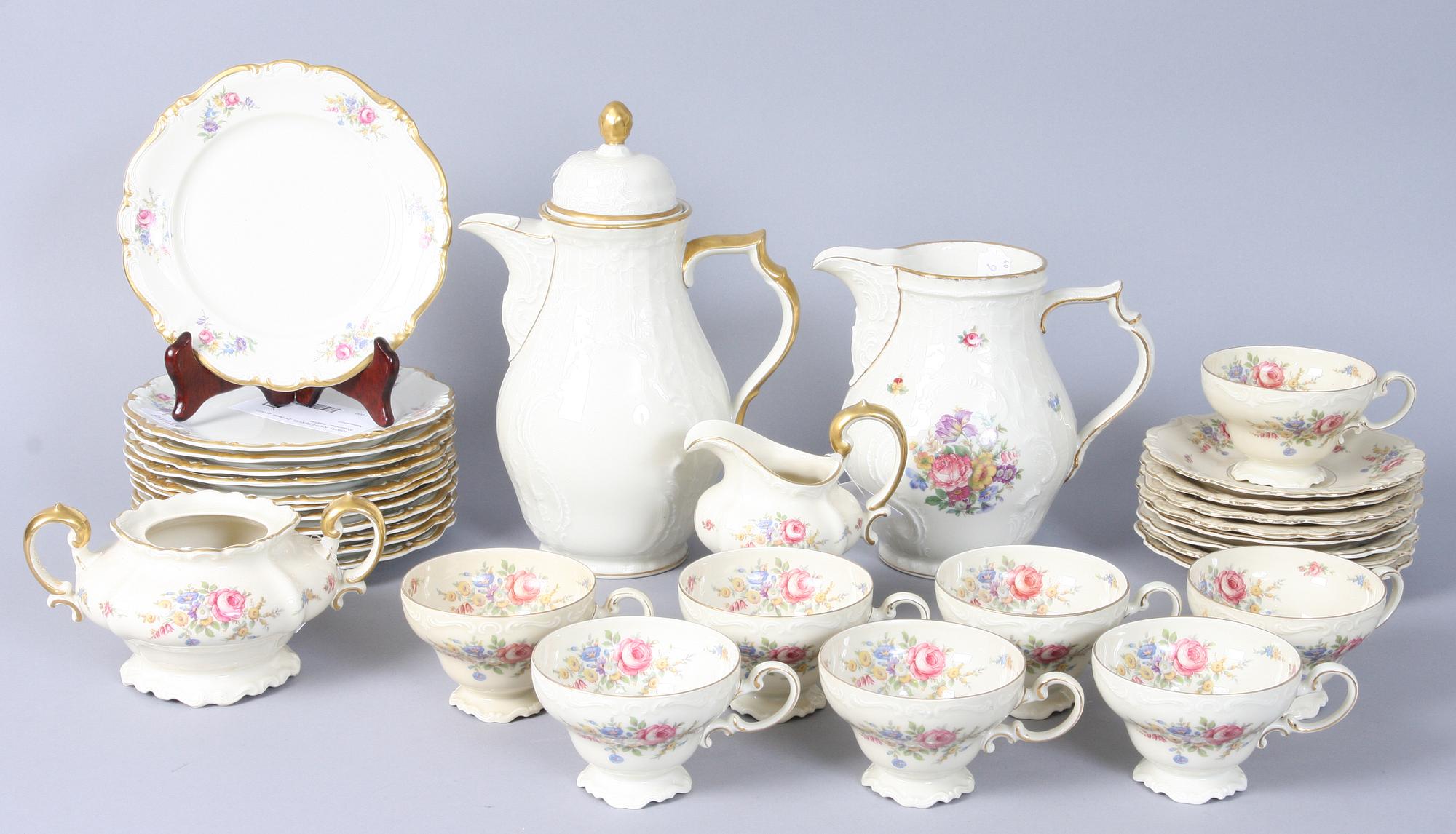 KAFFESERVIS, 24 delar, porslin, Rosenthal, 1900-tal.