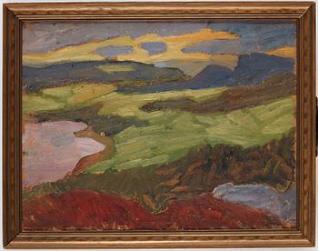 Helmer Osslund, Landscape from the north of Sweden.