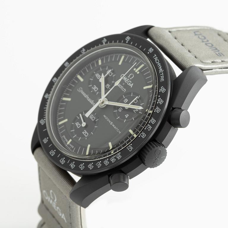 Omega/Swatch, MoonSwatch, "No Reserve", collection of 14 pcs, chronograph, wristwatches, 42 mm.