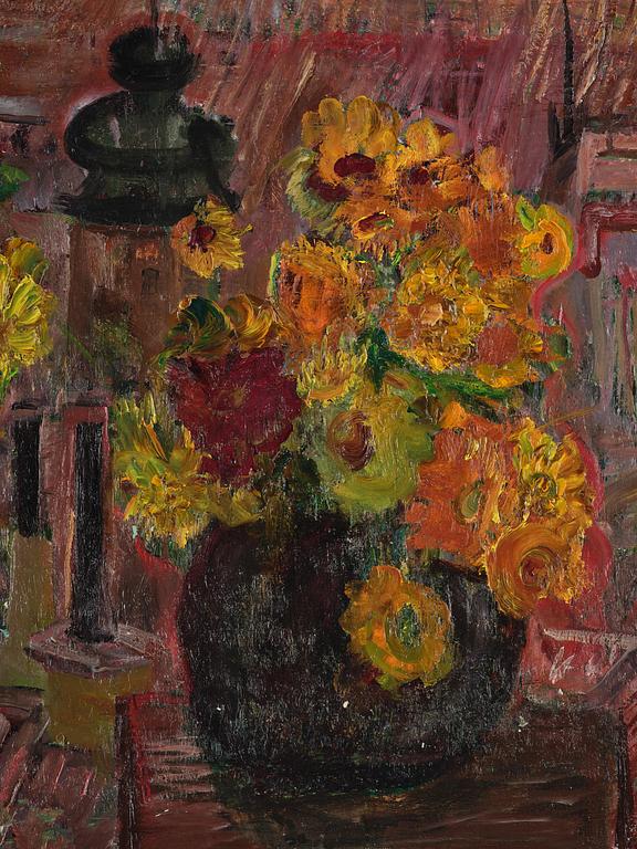 Vera Nilsson, "Blommor i fönstret".